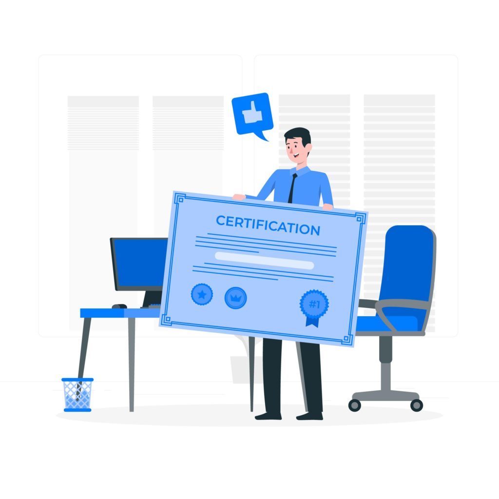 commercial certificate attestation