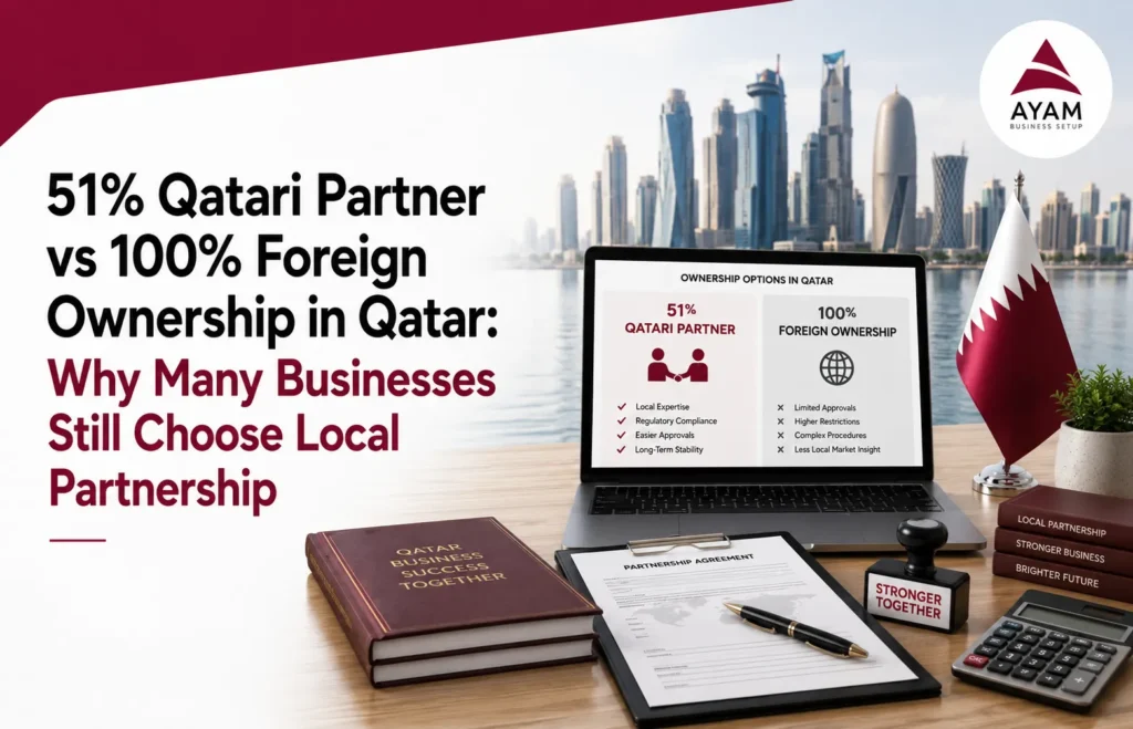 51% Qatari Partner vs 100% Foreign Ownership in Qatar: Why Many Businesses Still Choose Local Partnership